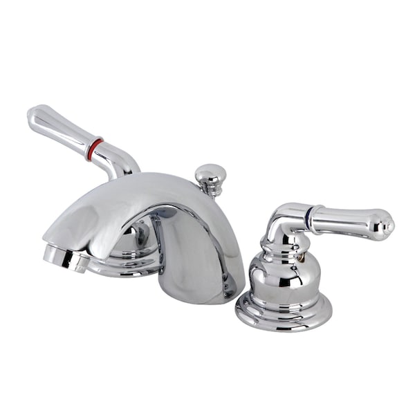 KB951B Mini-Widespread Bathroom Faucet, Polished Chrome